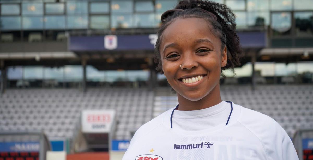 Briana Morris, the Sun Belt Conference's 2019-20 Female Student-Athlete of the Year, is scheduled to play in the spring 2021 season for Danish soccer team Aarhus Gymnastikforening Kvindefodbold, more commonly known as AGF. Photo courtesy of Briana Morris.