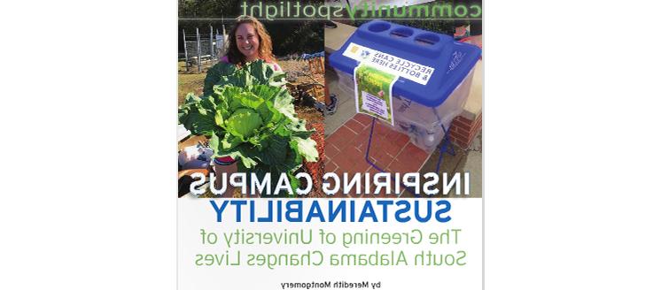 image of recycle bottle and can collection box and girl with head of lettuce
